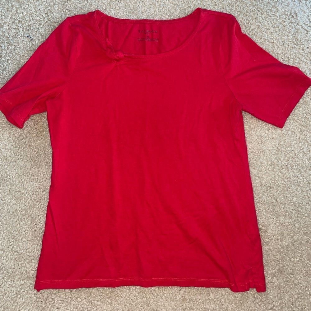 Talbots Women’s Red Blouse Size MP